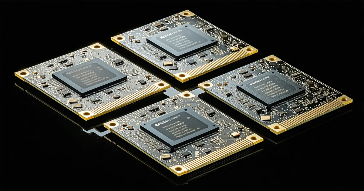 Hardware comparison diagram for edge AI compute platforms